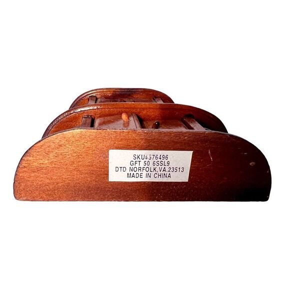 Vintage DTD Norfolk Wooden Doll Furniture -China Cabinet W Working Doors/Shelves - Picture 4 of 8